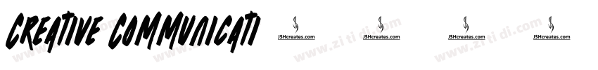 Creative Communicati字体转换